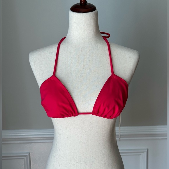 Susana Monaco Tie String Bikini Top size Medium NWT - Picture 2 of 8
